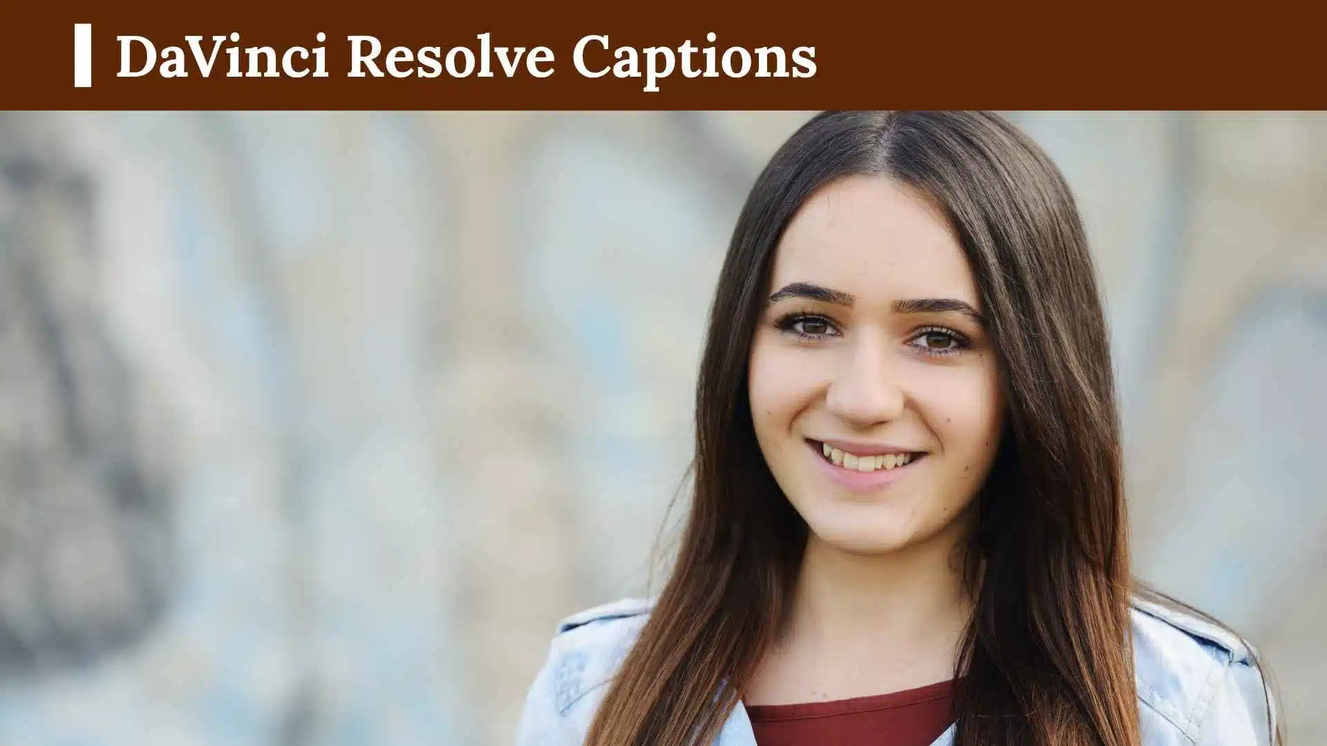DaVinci Resolve Captions