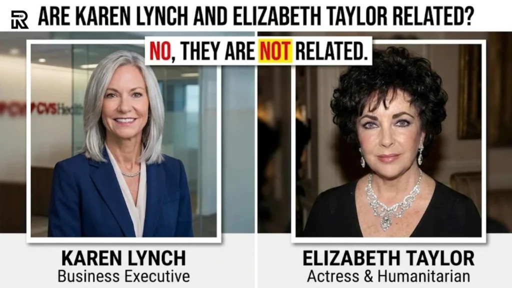 Karen Lynch and Elizabeth Taylor
