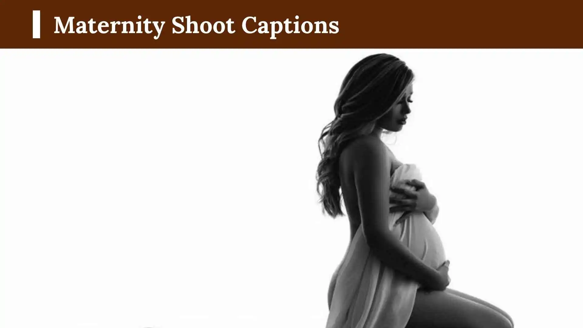 Maternity Shoot Captions