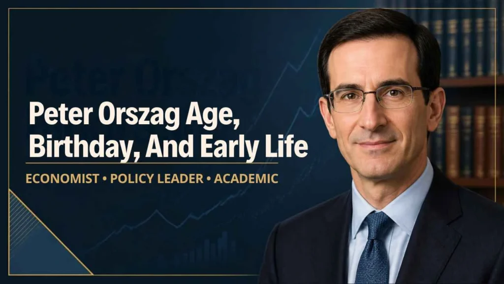 Peter Orszag Biography