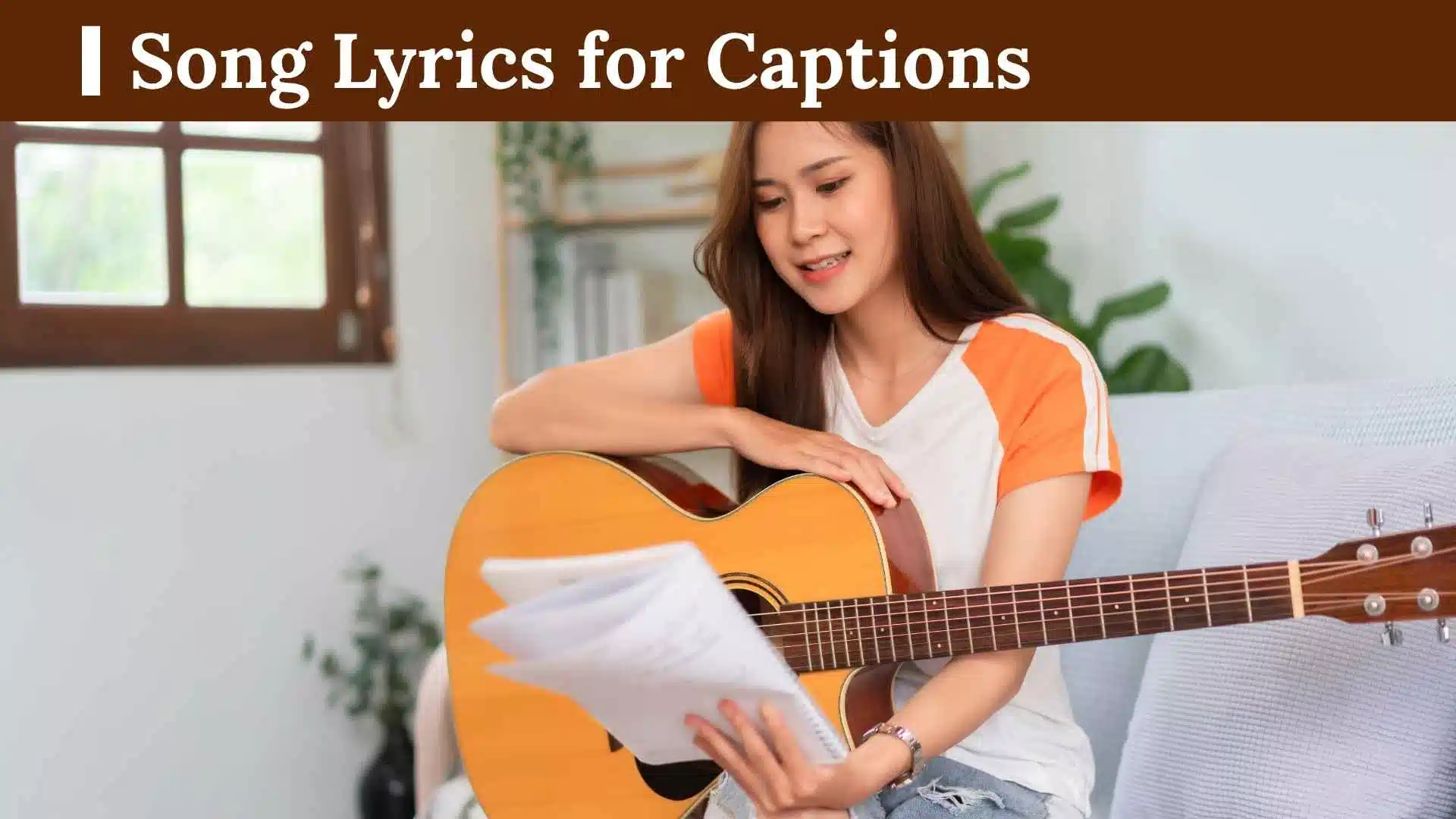 Song Lyrics for Captions