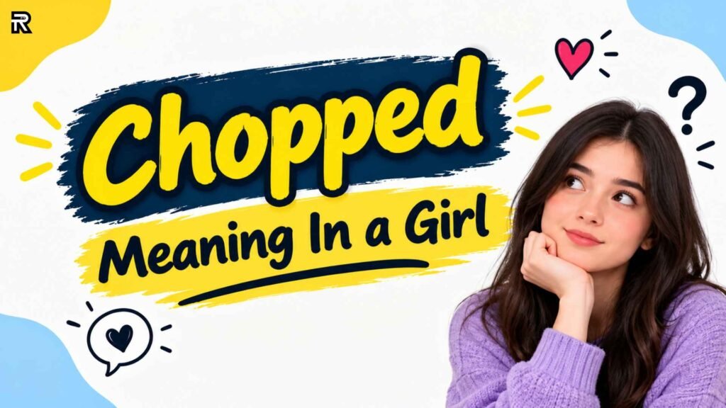 “Chopped” Meaning In Slang
